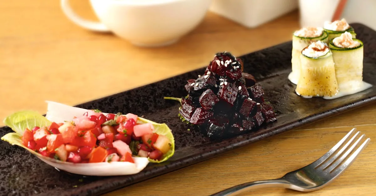 découvrez une variété d'accompagnements savoureux pour sublimer vos plats principaux, des légumes rôtis aux salades fraîches, parfaits pour toutes les occasions.