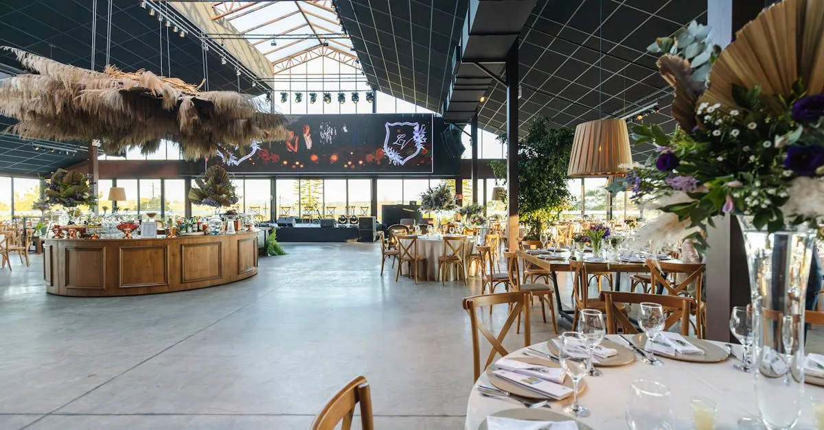 découvrez notre lieu d'événements idéal pour vos réceptions, conférences et célébrations. un espace polyvalent et adapté à toutes vos occasions.